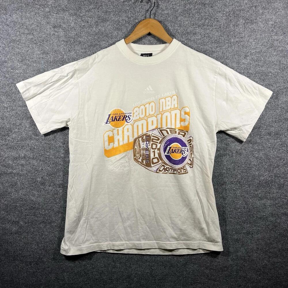 Kobe Bryant Lakers Back 2 Back Nba Champions T-Shirt Xl Double Sided